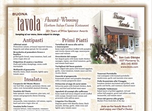 Buona Tavola Restaurant - SLO